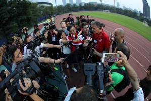 استقبال رسانه‌های چینی از تمرین تیم ملی +عکس