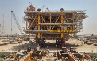 روند ساخت سکوهای دریایی پارس جنوبی مطلوب است
