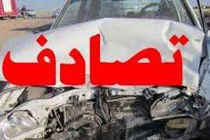 وقوع تصادف زنجیره‌ای در آزادراه کرج
