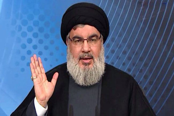 حضور سید حسن نصرالله در مراسم عاشورای حسینی
