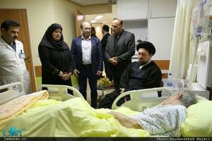 عیادت سیدحسن خمینی از منصور پورحیدری