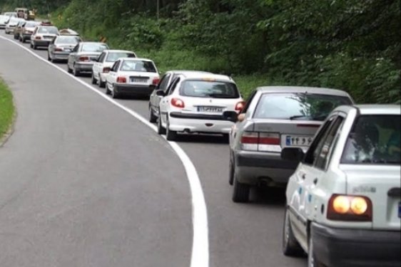 ترافیک سنگین  در آزاد راه های زنجان 