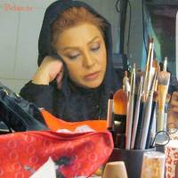 نسرین مقانلو در اتاق گریم! + عکس