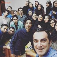 كورش سليمانى در کنار دانشجویانش! + عکس