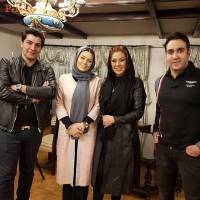 نسرین مقانلو، پوریا پورسرخ و سحر قریشی در یک قاب! 