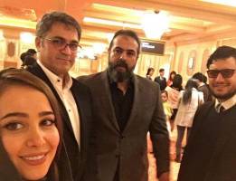 الناز حبیبی و جواد عزتی در جشنواره چین!