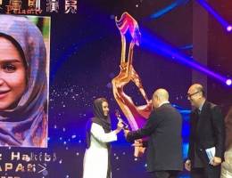 تیپ الناز حبیبی در جشنواره چین!