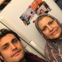 امیر محمد زند و مادرش در یک قاب!