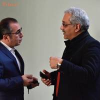 مهران مدیری و سیامک انصاری در یک قاب!