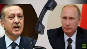گفت‌وگوی تلفنی پوتین و اردوغان درباره سوریه