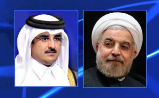 پیام روحانی به امیر قطر