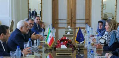 دیدار ظریف و موگرینی