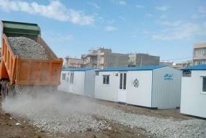 نصب ۸ هزار کانکس در مناطق زلزله‌زده کرمانشاه