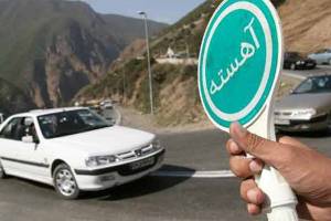 ترافیک سنگین در آزادراه کرج-قزوین