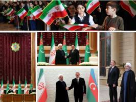 دیپلماسی فعال و ارمغان نوروزی؛ امضاء 21 سند همکاری در عشق آباد و باکو