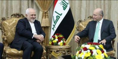 رایزنی ظریف با رئیس‌جمهور عراق در خصوص آخرین تحولات منطقه