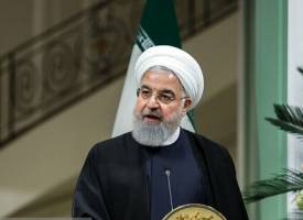 روحانی به پرسش‌های خبرنگاران پاسخ می‌دهد