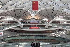 ابرفرودگاه ۶۳ میلیارد دلاری پکن به روی پروازهای بین‌المللی باز شد