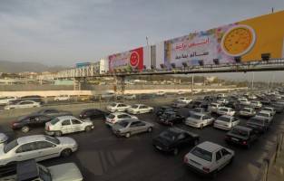 تردد در جاده‌ها ۱۴.۷ درصد دیگر افزایش یافت