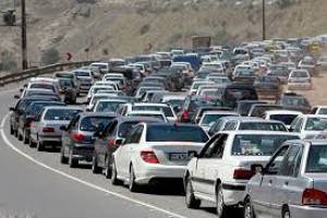 ترافیک سنگین جاده فیروزکوه-تهران
