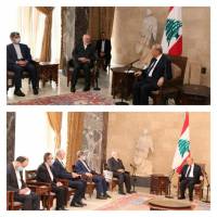 ظریف با رئیس جمهور لبنان دیدار کرد