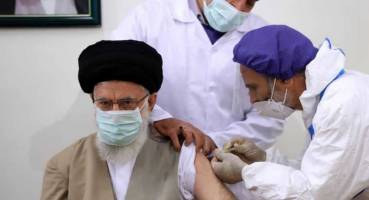 تزریق دوز دوم واکسن ایرانی کرونا به رهبر ایرانتزریق دوز دوم واکسن ایرانی کرونا به رهبر ایران