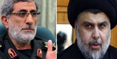 منابع عراقی: سردار قاآنی با مقتدی صدر در نجف اشرف دیدار کرد