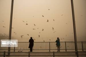 (تصاویر) گرد و غبار در اهواز