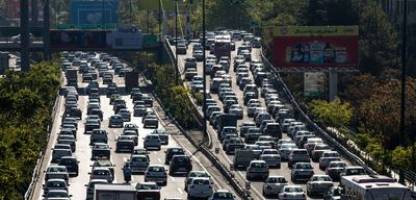 ترافیک سنگین در بزرگراه نواب و امام علی (ع)