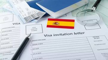 آشنایی با دعوت نامه اسپانیا
