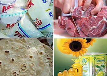 کاهش نرخ مواد غذایی