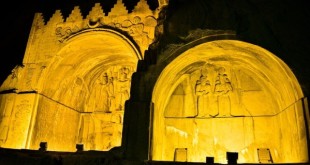 طاق بستان دوباره پرآب شد
