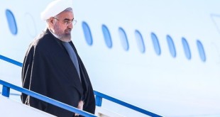 روحانی وارد سنندج شد