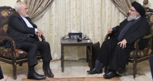 ظریف و سید حسن نصرالله توافق هسته ای و نتایج آن را بررسی کردند