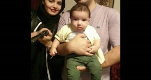سلفی سپیده خداوردی درکنار همسر و پسرش!