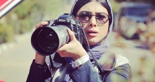 سلفی آزاده صمدی در پشت صحنه سريال 