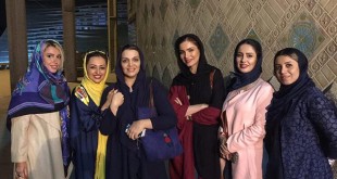 نفیسه روشن و الهام پاوه نژاد در سالن نمایش مضحكه اي شبيه قتل