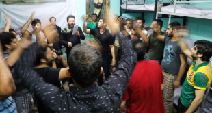 مراسم عزاداری حسینی در کمپ ترک اعتیاد - اهواز