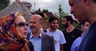 علی دایی در کنار کتایون ریاحی در رامسر!