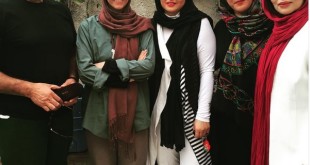 نرگس محمدی در کنار پرستو صالحی و مجید مظفری!