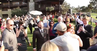 حضور سرزده باراک اوباما در یک مراسم خصوصی عروسی!