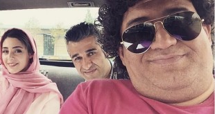 سلفی نادر سلیمانی با هستی مهدوی و پژمان جمشیدی