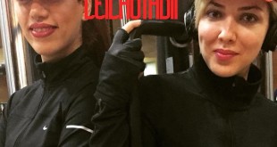 سلفی لیلا اوتادی در باشگاه! |آبان 94