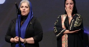 اشک‌های پوری بنایی روی صحنه