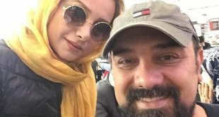 سلفی برزو ارجمند و همسرش! | آبان 94