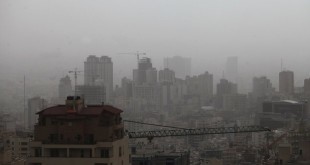آلودگی هوا میدان دید را در تهران به یک سوم کاهش داد