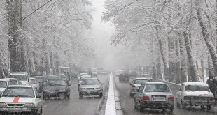 برف و باران در جاده‌های نیمی از استان‌های کشور
